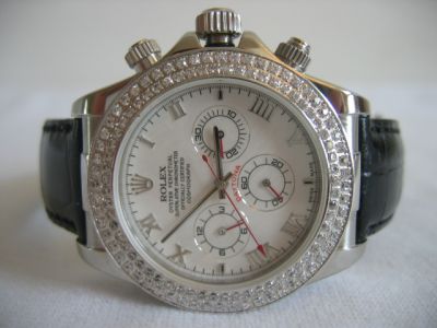 Rolex Daytona white Face w/Diamond Bezel